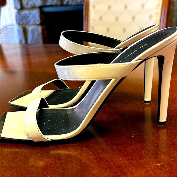 Giuseppe Zanotti square toe 2 band mules EU 39.5 - Picture 3 of 8